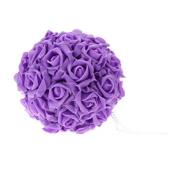 

New Wedding Decoration Artificial Roses Ball-flower Hand Made Hangings Wedding Room Decorations for Bride Decorate Adornment