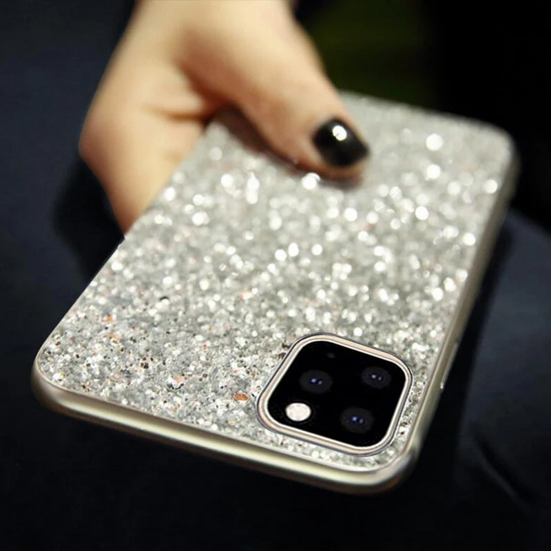 Роскошный Шикарный чехол со стразами и блестками для iPhone 11 Pro 6 6s 7 8 Plus, чехол для iPhone X Xr Xs Max, Модный мягкий силиконовый чехол, Fundas
