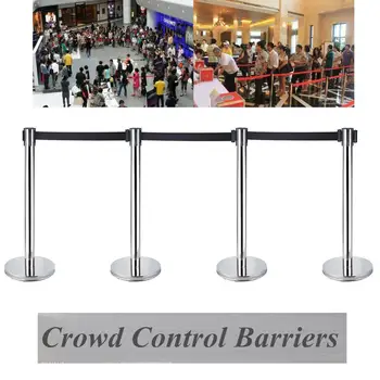 

Yonntech Barrier Stanchion with Retractable Belt Accessories for Queue Crowd Control (UK warehouse)