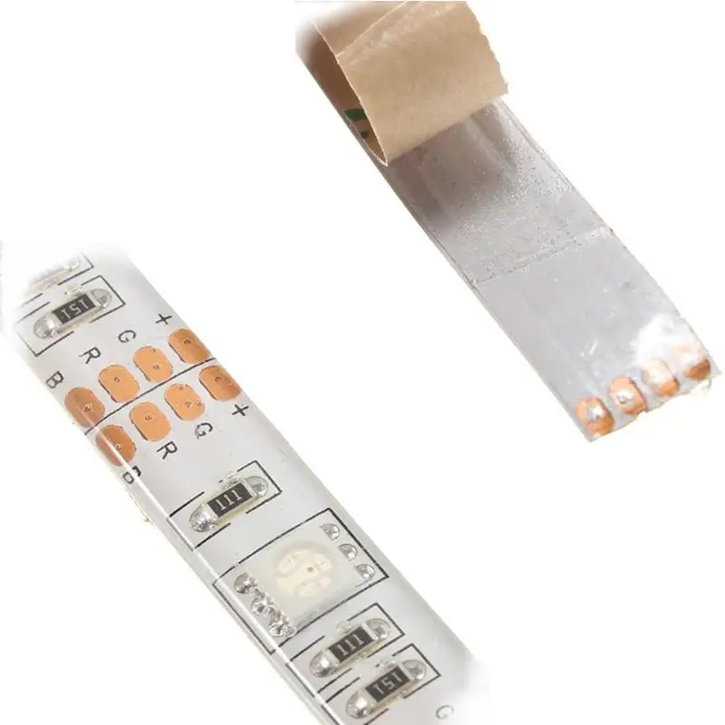 Водонепроницаемый 200 см/6,5 средства ухода за кожей стоп стены водить 60leds 5050RGB с питанием от USB светильник с мини контроллер костюм для Тетрадь ПК ТВ