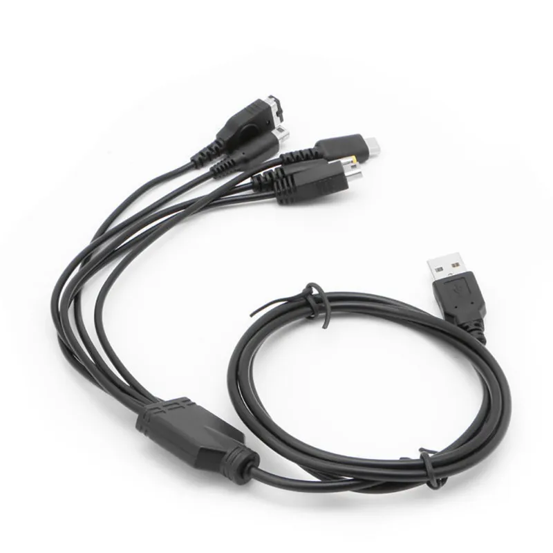 Зарядный USB кабель 5 в 1 зарядное устройство для нового 3DS XL NDSLite ndsi LL Wii U GBA PSP