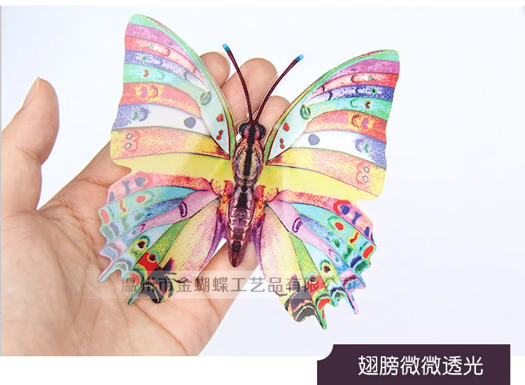 8-10 Centimeter Model Butterfly Color 12 of Stereo Scene Decorative Teaching Props Wall Decorative Crafts