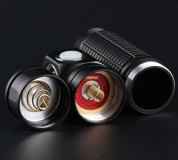 Convoy H1 Головной фонарь CREE XML2 1046LM Многофункциональный угловой Фонарь фары 18650 Аккумулятор для поисковой Головной фонарь