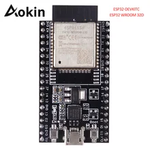 Aokin esp32 wroom 32d placa de desenvolvimento sem fio wifi bluetooth esp32-devkitc-32d