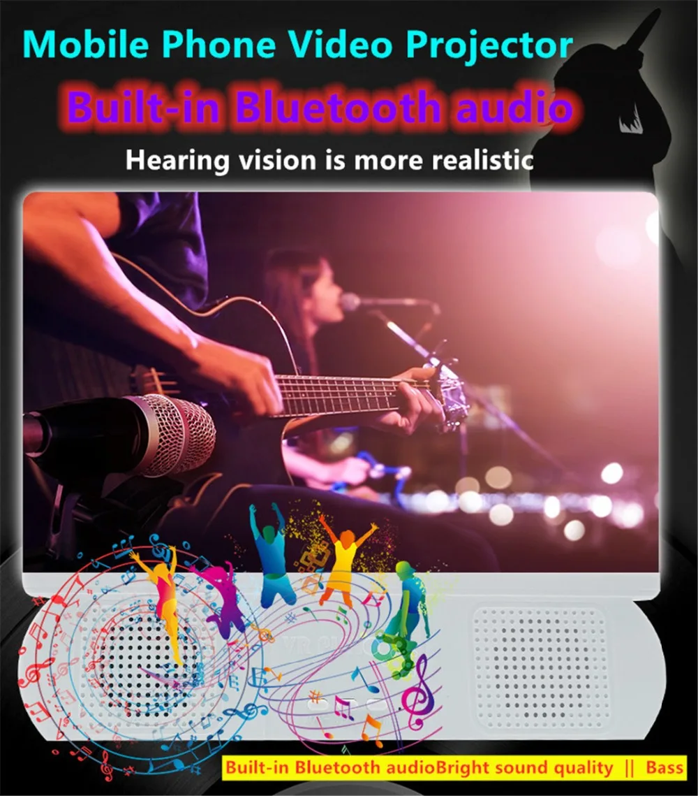 Mobile phone video projector-4