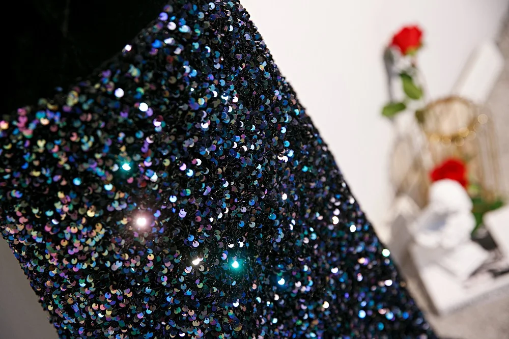 Vestidos De Gala платья для выпускного вечера Длинные велюровые с блестками с открытыми плечами Vestidos De Fiesta Largos Elegantes De Gala