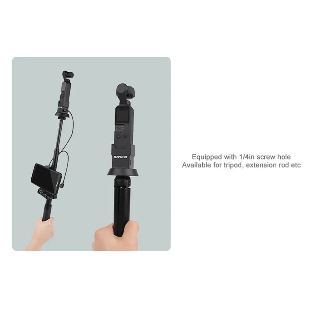 

Charging Base Stand For OSMO Pocket Dual Type-C Interfaces Anti-slip Charger Holder Handheld Gimbal Tripod Extension Accessories