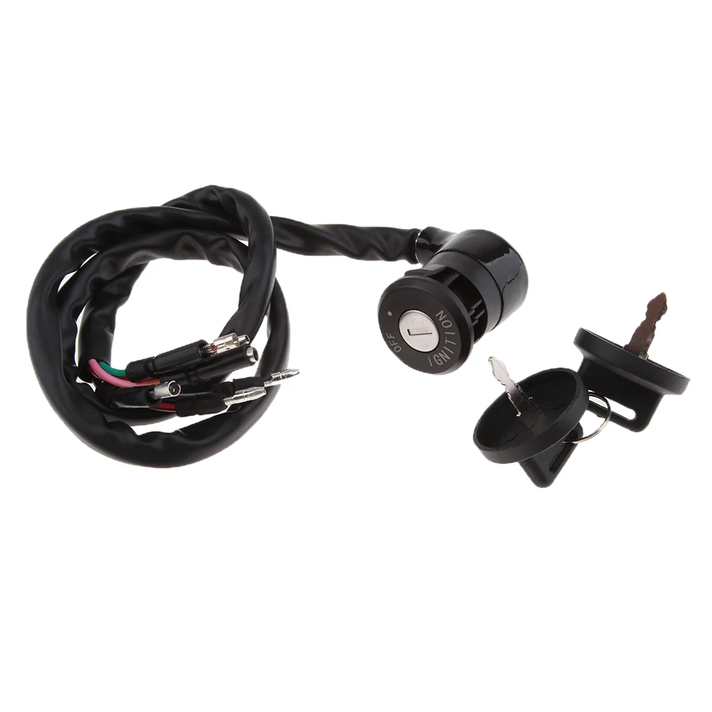 Replacement Ignition Switch W/ Keys for Honda TRX 350 Fourtrax ATV 1986-1987