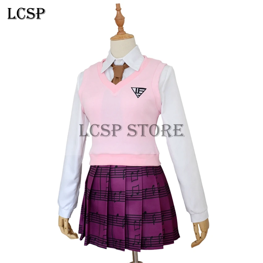 LCSP игра Новинка Danganronpa V3 Akamatsu kaede Косплей Костюм японского аниме Униформа полный