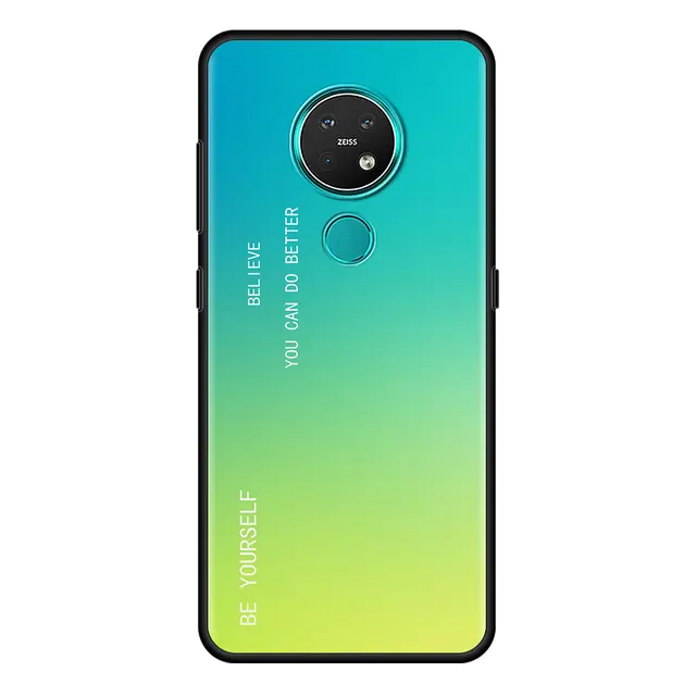 Gradient BE YOURSELF Cell Phone Case for Nokia 5.4 7.2 3.4 5.3 2.3 3.2 8.3 5G 2.4 2.2 4.2 1.3 1.4 C20 G20 X20 Cover Coque B07