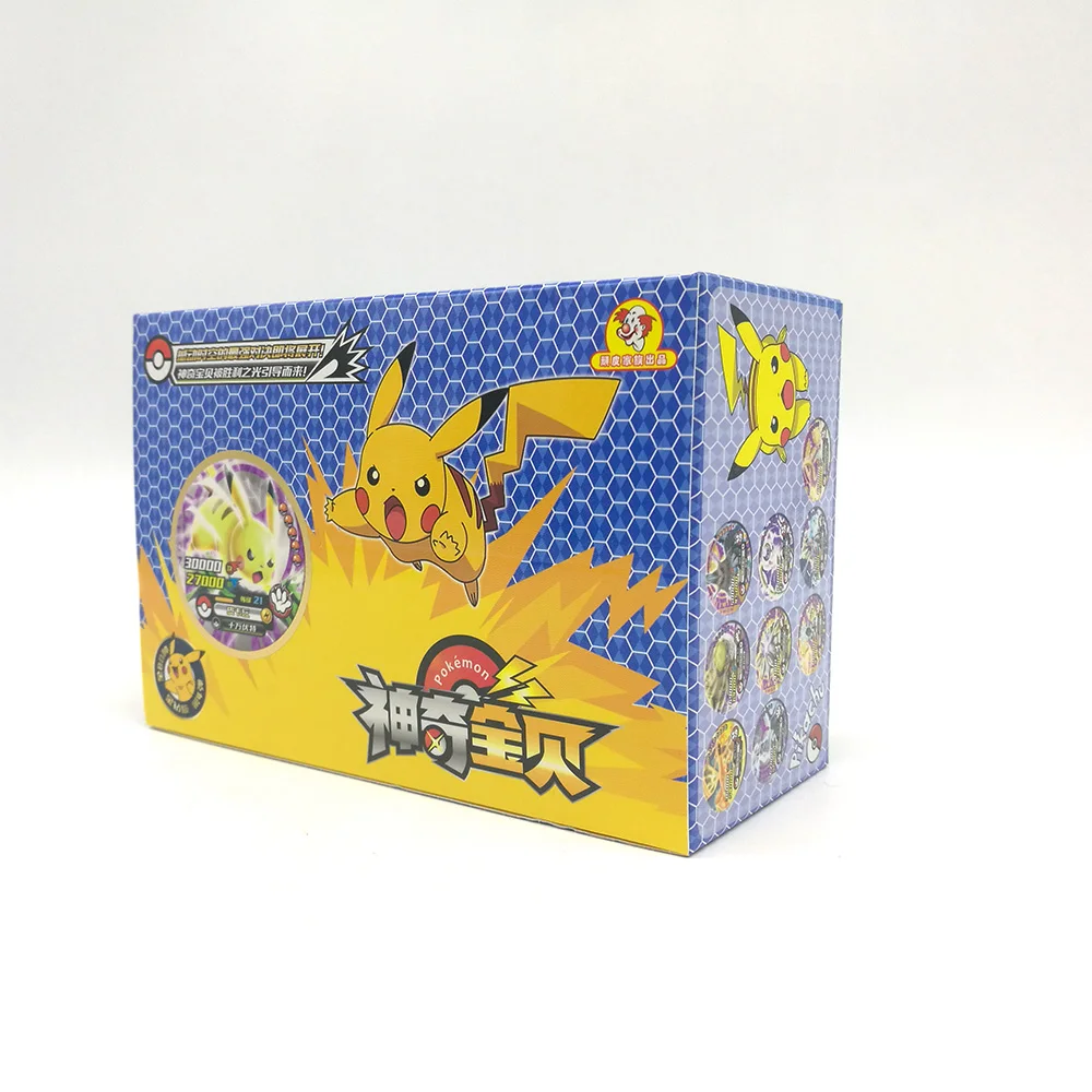 TAKARA TOMY 288 шт. блестящие карты покемон коллекции Пикачу флэш 12 шт./кор. 24