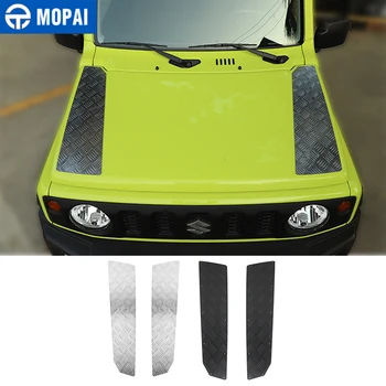 

MOPAI Styling Mouldings for Jimny JB74 Car Front Engine Hood Cover Decoration Panel for Suzuki Jimny 2019+ External Accessories
