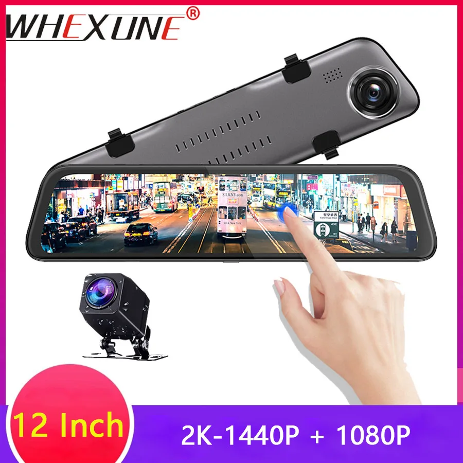 Автомобильный видеорегистратор WHEXUNE камера для приборной панели 2k 1440P Super HD с