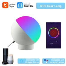 Smart Desk Lamp Tuya APP Wireless Control WiFi Light Smart Light Switch WiFi Dimmable Alexa Google Home Compatible