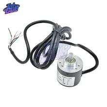 0-20KHz 360 600 pulso Incremental óptico Rotary Encoder AB dos fase 5-24V DC cable codificador circuito NPN salida de colector abierto