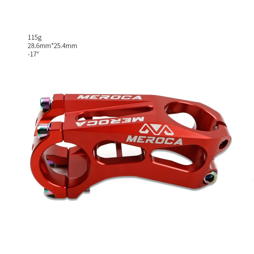 MEROCA Bicycle Ultra-light CNC Negative 17 Degrees 60MM Handle Children's Modified K/S bike Stem