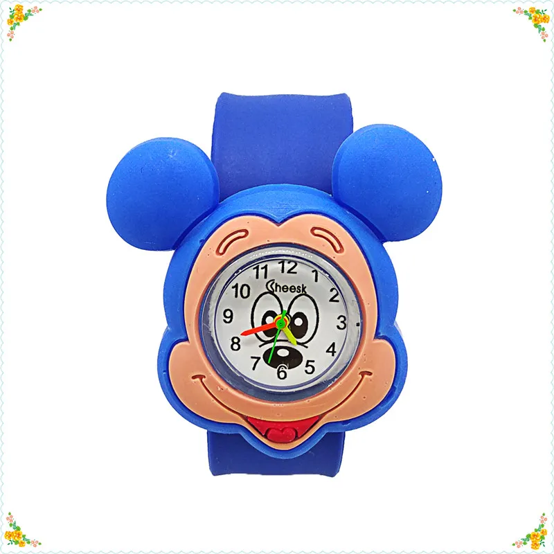 Dropshiping новые Мультяшные Аниме часы с рисунком Minnie на циферблате Дети Кварцевые часы ребенок Микки дети часы для маленьких мальчиков девочек подарок Relojes