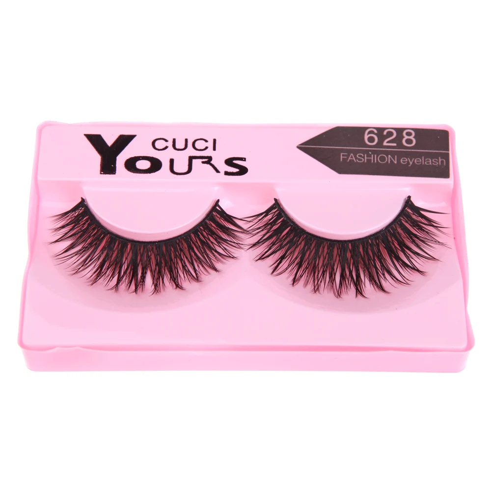 10 Pairs False Eyelashes Pure Hand-made Thick Long Voluminous Fake Lashes Eye Make Up Tools for Women - Длина: 10 pairs