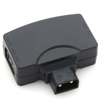 

2 Pin Male To Female D-TAP To 5V USB Battery Adapter Connector For V-Mount Camcorder Camera Battery Monitor BMCC Supply Power