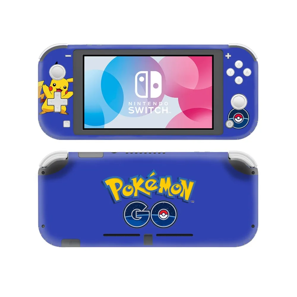 Pokemons кожи наклеивающиеся Переводные картинки для детей nintendo Switch Lite консоль и контроллер Joy-con протектор переключатель Lite виниловое покрытие наклейка s