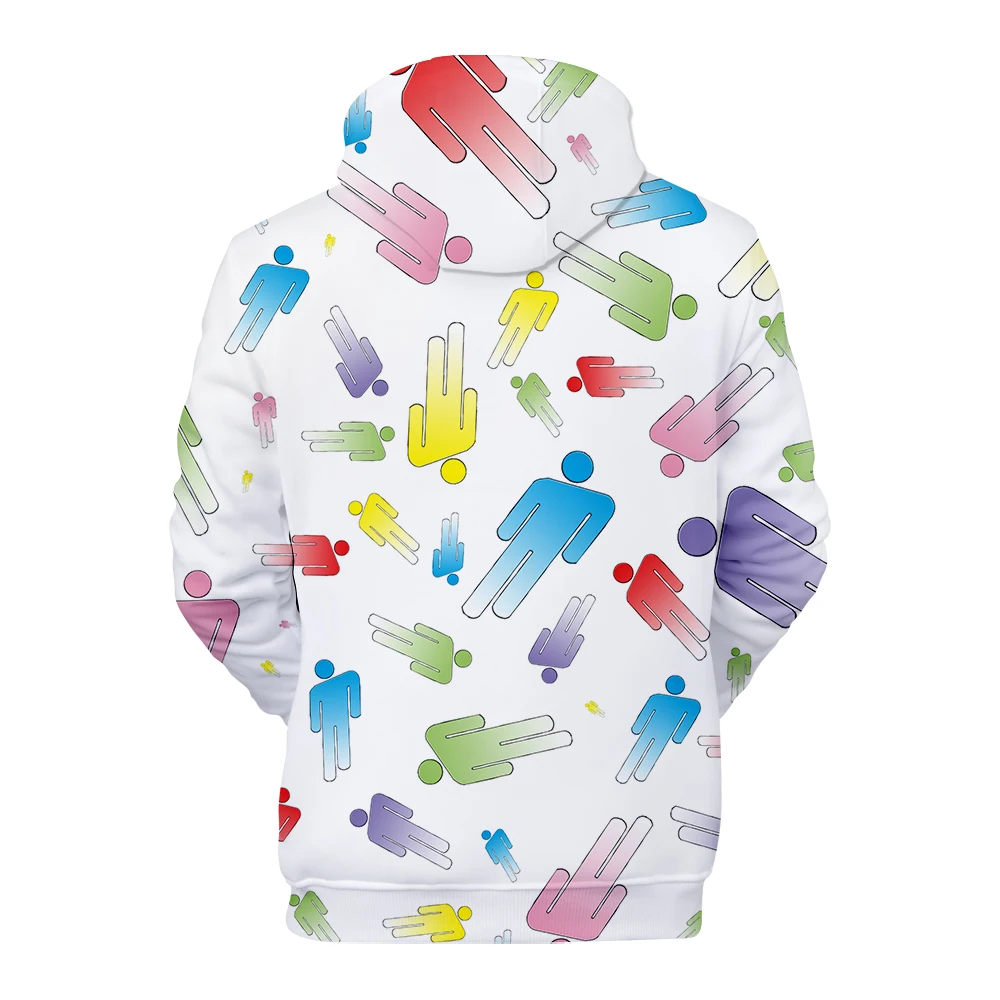 Ceny Billie Eilish bluza z kapturem streetwear hiphop lato krótki bawełna ulicy odzież złego faceta mężczyzn i kobiet