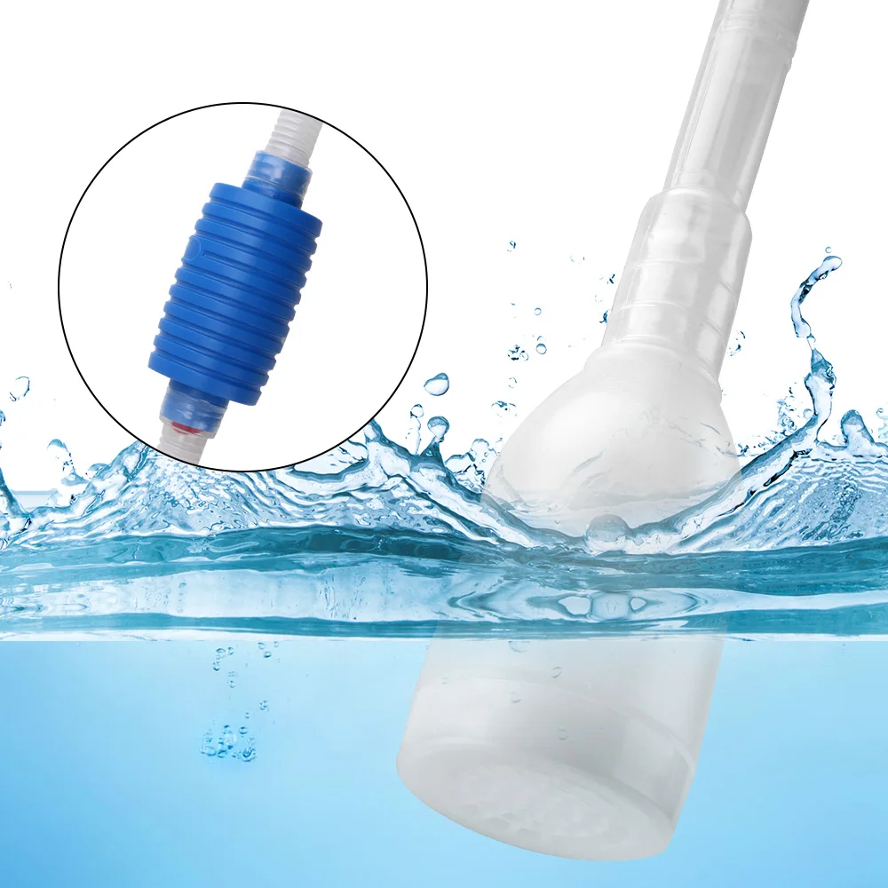 Fish Aquarium Vacuum Changing Water Suction Filter Gravel Cleaner Tool Filters Tools Waste Remover Aquarium Fish Tank Pipe Changing Water Pump