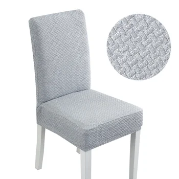 

S/M/L Jacquard Dining Chair Covers Polyester Elastic Dining Room Chair Covers Kitchen Case for Chairs Stretch Russian Warehouse