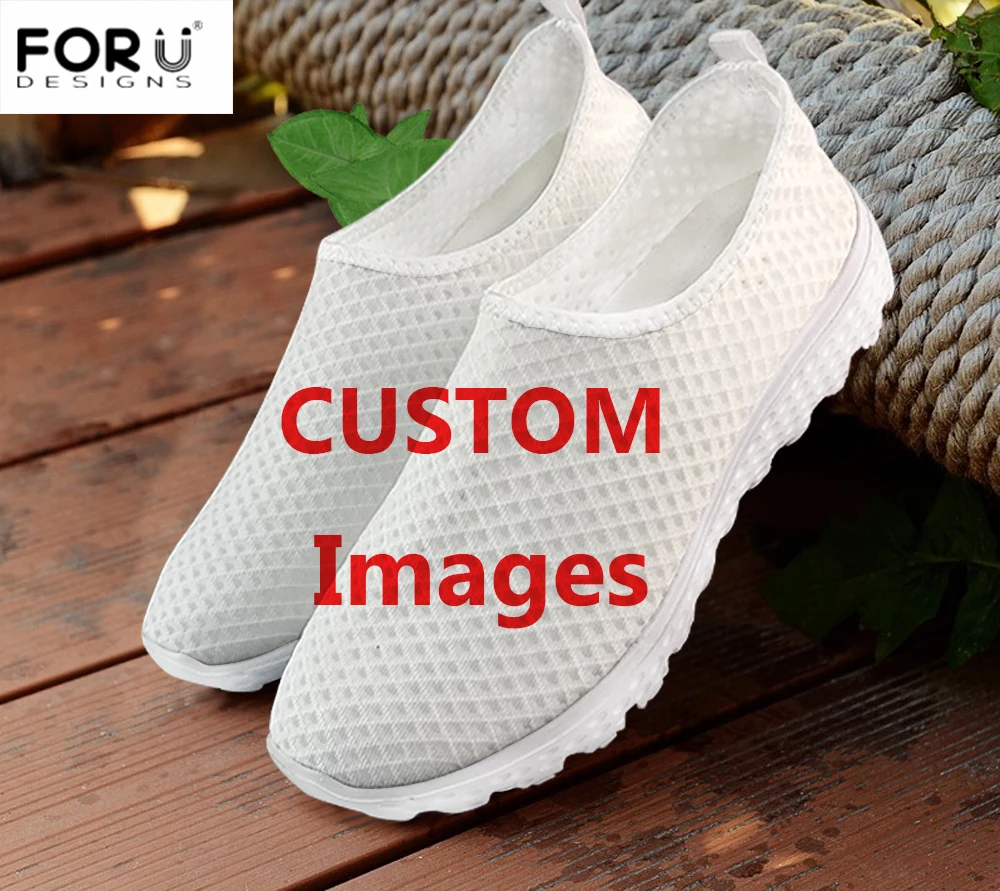 Женские летние сетчатые туфли FORUDESIGNS с пользовательским изображением или