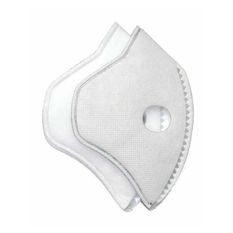 5Pcs PM2.5 Activated Carbon Protective Filter 5 Layers Sheet Replacement Insert for Cycling Dust Prevention Mouth Mask