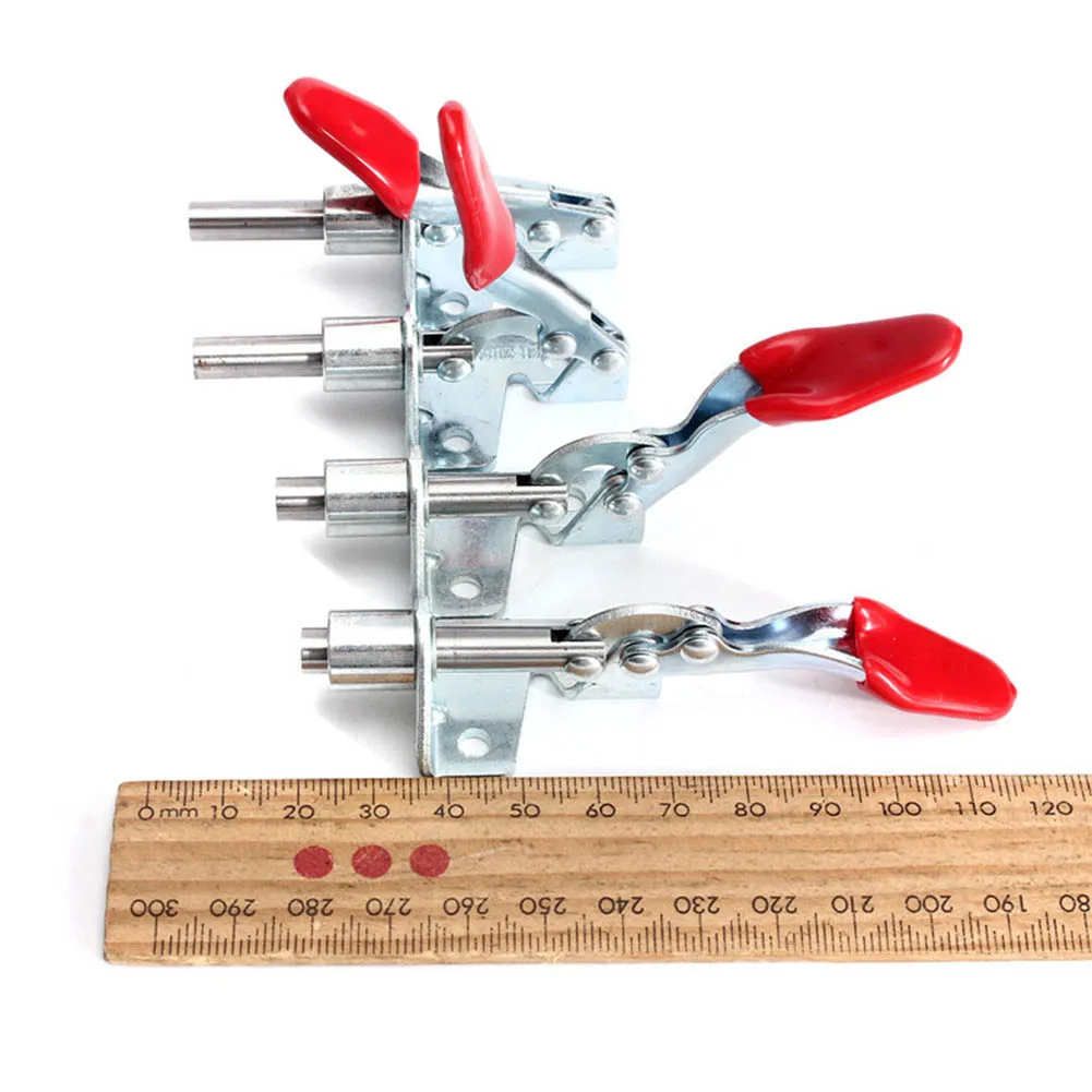 4Pcs GH-301AM 45Kg Toggle Clamp Quick Release Pull Action Vertical/Horizontal Type Clamps U-shaped Bar Hand Tool for Woodworking ► Photo 2/6