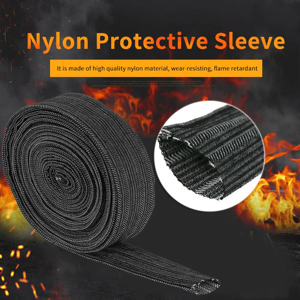 25 manchon Flexible en Nylon gaine câble couverture soudage Tig torche tuyau hydraulique ► Photo 3/4