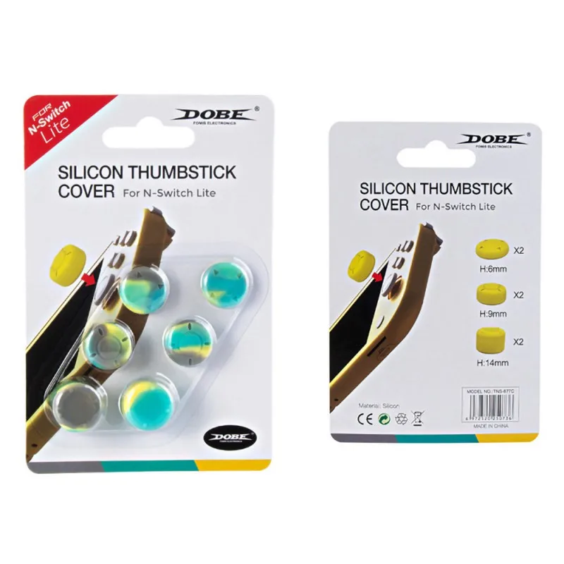 6 шт./компл. Rocker защиты Кепки Комплект Анти скольжения контроллер джойстика ручка