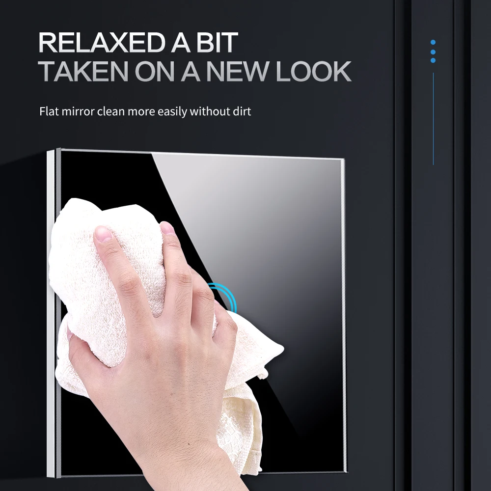 Light Switch 220 V EU Standard Tempered Crystal Glass Power 1 2 3 Gang 1 Way Uxury Lamp Led Backlight Wall Touch Sensor Switch