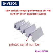 30 шт. водонепроницаемый 860-960 МГц ПВХ УВЧ rfid-карточка бирка пассивный положить в мешок/карман/кошелек для системы посещаемости персонала