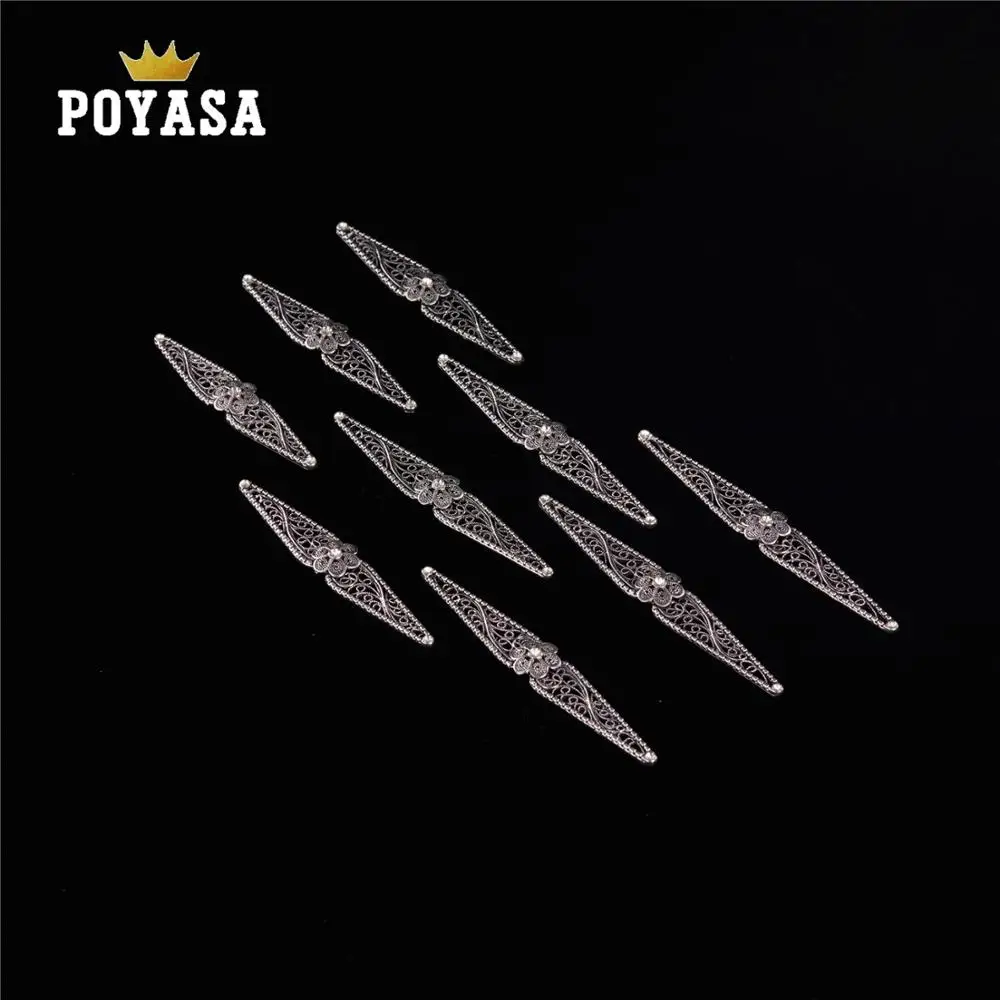 Antique silver white Этнические украшения для тела, свадебное платье, аксессуары для женщин, традиционная свадьба на Закавказье - Окраска металла: Antique silver white