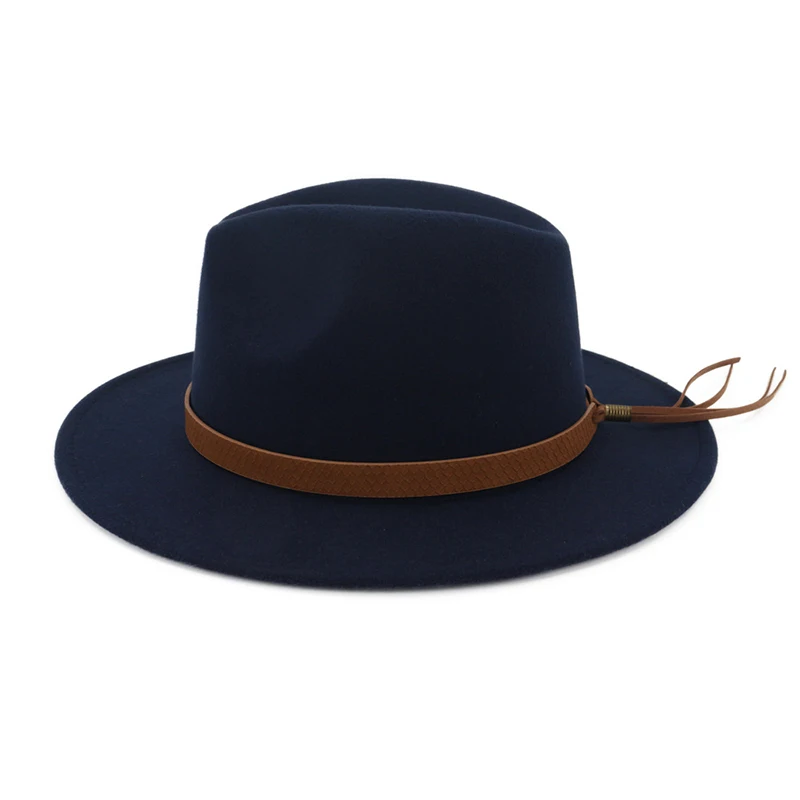 FS, 12 цветов, мужской шерстяной джазовый головной убор для женщин, Трилби, фетровые шляпы в винтажном стиле, широкие фетровые шапки для джентльменов, зима-осень