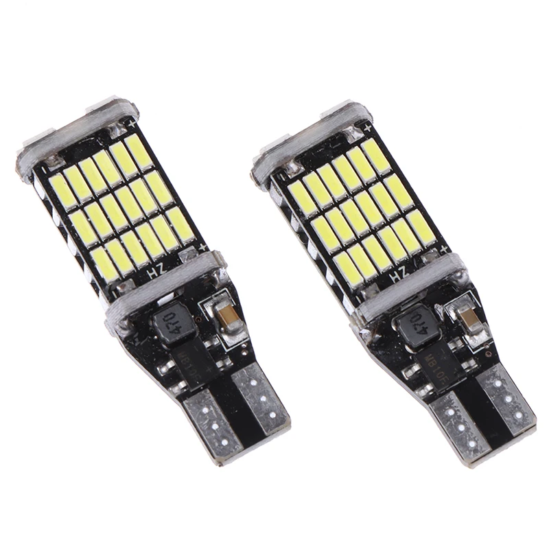 2Pcs DC 12V Canbus T16 T15 921 W16W LED  ڵ    6000K