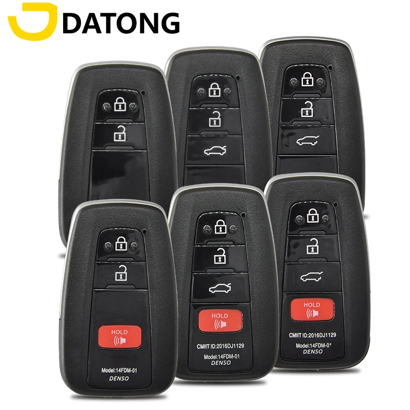 

Datong World Car Remote Control Key Shell Case For Toyota Prius Camry Corolla CHR RAV4 Prado Lexus Upgrade Card Housing Cover