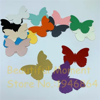 

100pieces/lot Multicolor Pearl Paper Confetti Scrapbooking Paper Punch Butterfly inspired Birthday Wedding Party Decoration