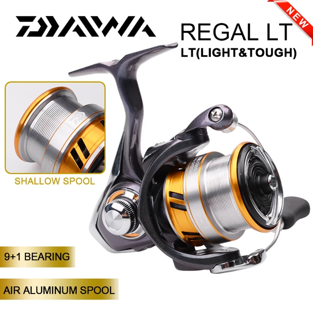 Daiwa Regal Lt Spinning Fishing Reels1000s/2000s/2500s/3000s-c Shallow  Metal Spool 9+1bb Max Drag 10kg Saltwater Wheel Carp Coil - Fishing Reels -  AliExpress