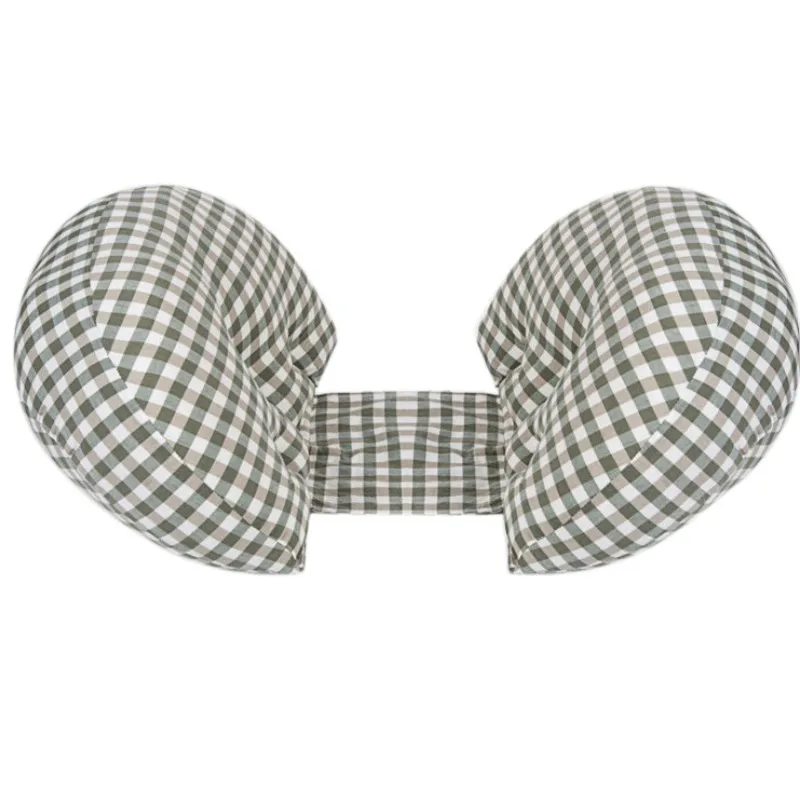 Side Sleeper Pregnancy Pillow Circles Plaid Print Maternity Pillow With Removable Jersey Cover - Цвет: Красный