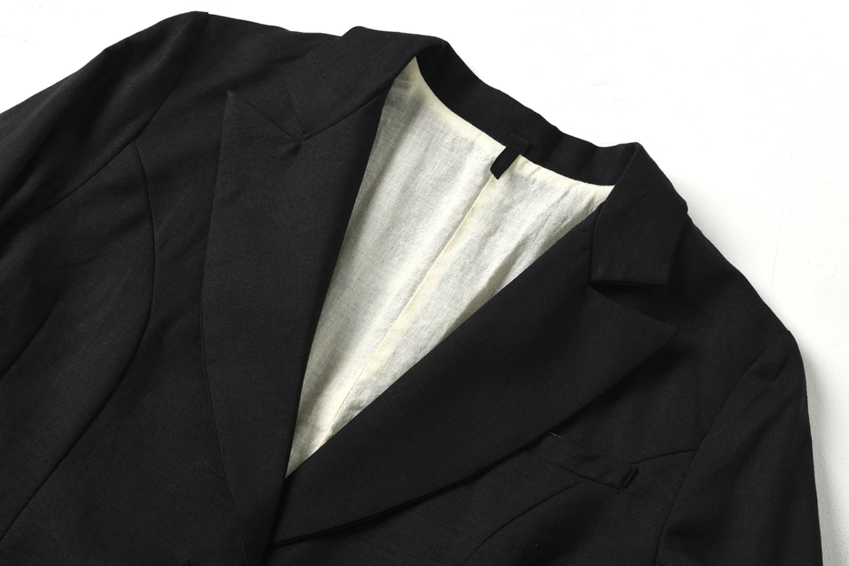 [EAM] Свободная черная короткая куртка, новинка, с отворотом, с длинным рукавом, Женское пальто, модное, Осень-зима, 1C1020