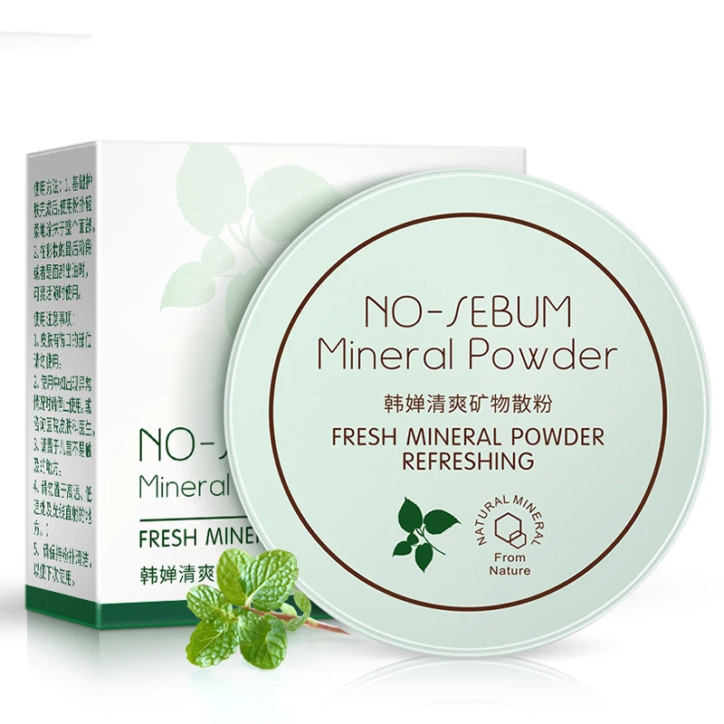 Fresh Mineral Loose Setting Powder Natural Smooth Nude Makeup Bright Concealer Light Delicate Finish Powder Face Care TSLM2