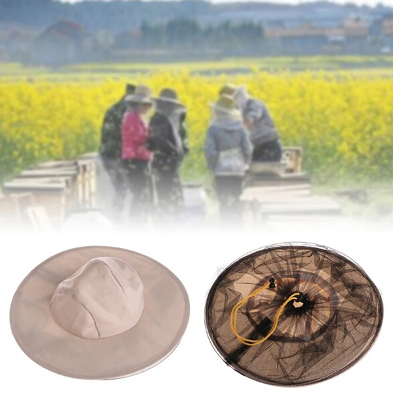 New Beekeeping Hat Mosquito Bee Insect Net Veil Hat Face Head Neck Wrap Protector Beekeeping Tools