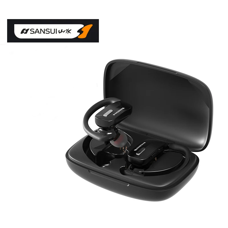Sansui Bluetooth Headset T7 True Wireless Hanging Ear Sports Single and Double for Vivo Android Apple Xiaomi Universal | Электроника