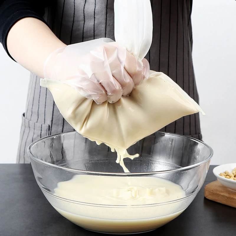 1 Pièce Filtre De Lait De Soja, Sac En Polyamide À Mailles Ultra-fines  Blanc, Cuillère À Tamis Fin En Nylon Blanc, Convient Pour Filtrer Le Lait  De Soja, Le Café, Le Lait