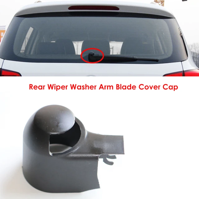 Cubierta del brazo del limpiaparabrisas de la ventana trasera del coche de  40 mm Tapas del limpiaparabrisas trasero del coche Partes exteriores del  coche
