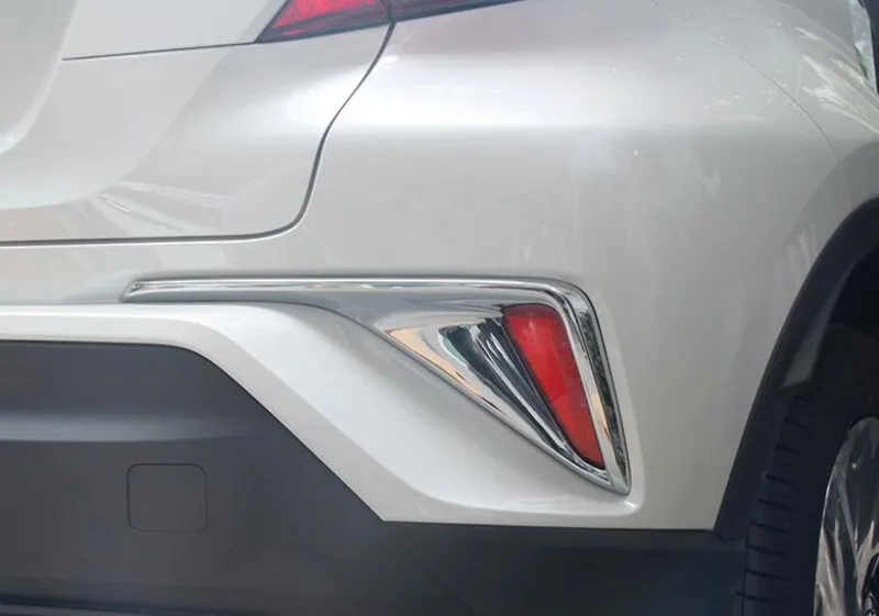 JanDeNing 2 шт./компл. для Toyota CHR- ABS задние противотуманные фары крышка лампы рамка отделка эмблемы
