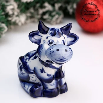 

Souvenir "Byk Borka", Gzhel 4965576