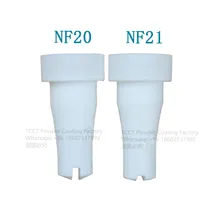 Плоская Насадка NF20 электростатические принадлежности пистолета-распылителя 1007934 веерообразная 1007935 плоское слово NF21